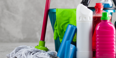 Image of cleaning supplies